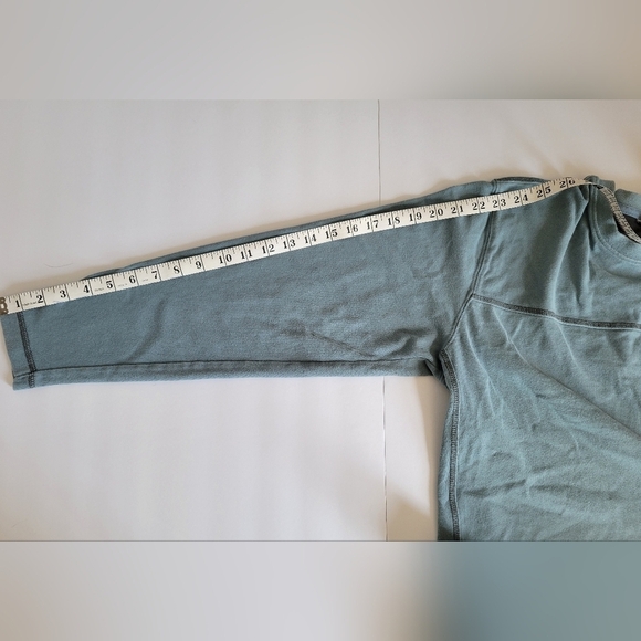 Columbia Sportswear Teal Colored Long Sleeve Crewneck Pullover Sweater - Picture 7 of 12